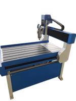 Routeur CNC à trois axes haute rigidité 6090 pour le travail du bois, gravure, broche de refroidissement par eau 2,2 kW, broche simple, NC Studio/DSP, roulement