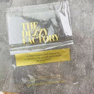 Bolsa OPP con Logotipo Dorado Impreso, Bolsa de Plástico Personalizada para Ropa, Bolsa para Empacar Jeans y Camisetas para Mujer, Bolsa para Boutique - Product Image 6