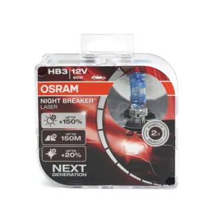 OSRAM 9005NL 12V HB3 60W Night Breaker Laser Next Generation Halogen Bulb