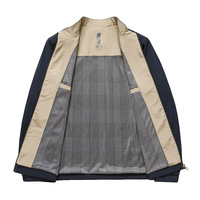Blouson Bomber Homme Transfrontalier 2026 Nouvelle Collection Automne Décontracté Chic Col Montant Coupe-Vent Zippé pour Hommes d'Âge Moyen