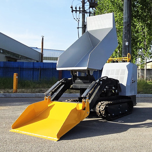 Camión Volquete de Transporte de Residuos de 1000 kg con Orugas y Elevación Hidráulica - Product Image 3