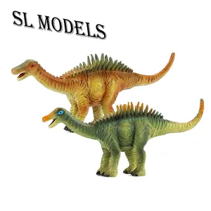 SL Models Wholesale High Quality Eco-Friendly Non-Toxic Simulation PVC Plastic Agustinia Model Dinosaur Toys