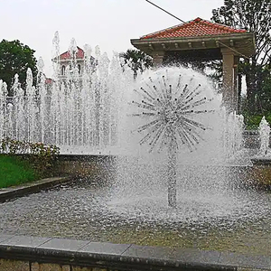 Fontaine à vendre conception gratuite tache acier 304 & 316 buse caractéristique de l'<span class=keywords><strong>eau</strong></span> fontaine de pissenlit extérieure - Product Image 3