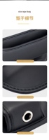 Boîte de rangement pour l'espace entre les sièges de voiture, en cuir PU, universelle, pour console latérale, organisateur de siège arrière, intérieur de voiture
