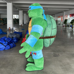 เครื่องแต่งกายมาสคอตแบบเป่าลมสำหรับผู้ใหญ่<span class=keywords><strong>เต่า</strong></span><span class=keywords><strong>นินจา</strong></span>ภาพยนตร์/เกม/ตัวการ์ตูนออกแบบได้ตามต้องการ - Product Image 2