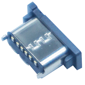 6pin hàng duy nhất SMT sạc cổng <span class=keywords><strong>Dock</strong></span> cắm ổ cắm với bìa nữ <span class=keywords><strong>USB</strong></span> Loại C 3.1 kết nối - Product Image 2