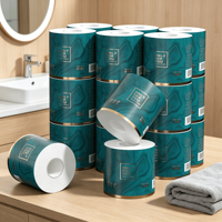 Papier toilette jetable en pâte de bois vierge, 2 ou 3 plis, haute absorption, personnalisé OEM, pour usage quotidien, vente en gros