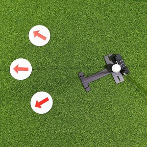 SwingPerfect Golf Outil d'alignement de putting rotatif en fibre de carbone <span class=keywords><strong>Mini</strong></span> H avec double ligne de référence, aide à l'entraînement et entraîneur de face carrée - Product Image 3