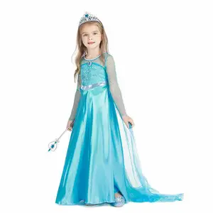 Halloween TV & film Costume Applique principessa abiti da festa Cosplay vestito per bambini ragazze
