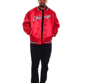 Prix d'usine, logo brodé personnalisé, veste Letterman en satin universitaire pour hommes, veste d'hiver pour hommes avec marque privée, vente à chaud - Product Image 2
