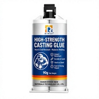 Colle de moulage haute résistance XIRUI, remplace la colle liquide de soudage à froid, composé de soudage à froid, colle époxy AB, mastic de réparation métallique pour moteur