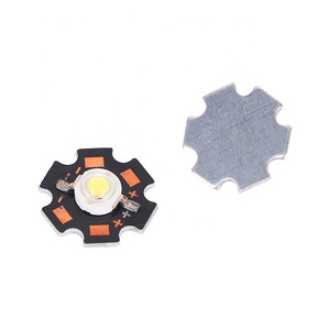 Mát trắng công suất cao dẫn đèn pin 1W & 3W với 20mm PCB công nghệ lumen cao phát ra màu đỏ và màu xanh lá cây - Product Image 2