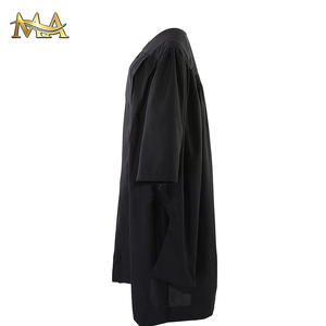 Deluxe Unisex Adulto Masters Vestido de graduación Poliéster mate 12 colores Premium Master Vestido de graduación Bata OEM ODM - Product Image 3