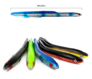 TOPLURE-señuelo de pesca de <span class=keywords><strong>Anguila</strong></span>, cebo suave vivo para <span class=keywords><strong>agua</strong></span> de mar y <span class=keywords><strong>agua</strong></span> <span class=keywords><strong>dulce</strong></span>, lubina y Lucio, Artificial, 30cm, 58g - Product Image 3