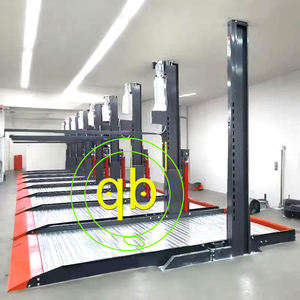 Elevador de estacionamiento para automóviles de 2 postes y 2 pisos, sistema de estacionamiento apilador doble para el hogar, equipo de garaje Vertical mecánico hidráulico, elevador de maquinaria - Product Image 6