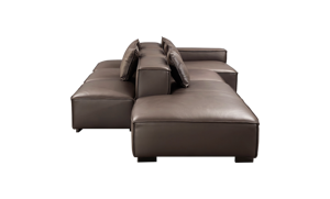 أريكة استرخاء حديثة على شكل حرف <span class=keywords><strong>L</strong></span>، طقم أريكة ذكي، أريكة متعددة الوظائف من القماش لغرفة المعيشة والمسرح المنزلي - Product Image 5