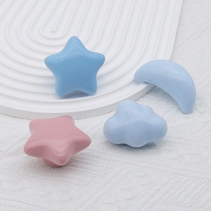 Low Cost Ceramic Furniture <strong>Drawer</strong> <strong>Knobs</strong> Handles with <strong>Cloud</strong> Star Moon Shapes for Kitchen Dresser Shoe Cabinet-Easy Installation - Product Image 1