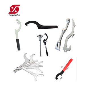Yüksek kaliteli 1/1,5/2 inç yangın hortumu doğrudan alüminyum/pirinç malzemeden yapılmış Storz/BSRT esnek üniversal yangın hidrantı anahtarı - Product Image 1