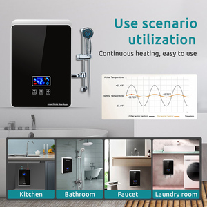 Ngay lập tức phòng tắm Máy nước nóng tankless 3500 Wát điện Tắm nóng với hiển thị kỹ thuật số có thể điều chỉnh nhiệt độ và an toàn - Product Image 5