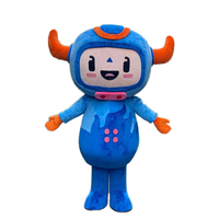 Costume de mascotte adulte réaliste, robot géant à LED pour spectacle, hauteur 2,8 m, certifié CE, tissu doux, 1 pièce MOQ, personnalisable
