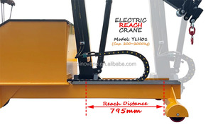 Grue de magasin de portée électrique complète pliable 200 500 1000 2000 kg Batterie mobile Mini camion de plancher 1 1.5 2 T Ton Petit palan élévateur - Product Image 4