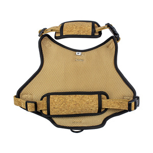 Eco-friendly cork <b>pet</b> leash set, dog vest style with lace trim, chest <b>carrier</b>, trash bag, three-piece leash set - Product Image 4