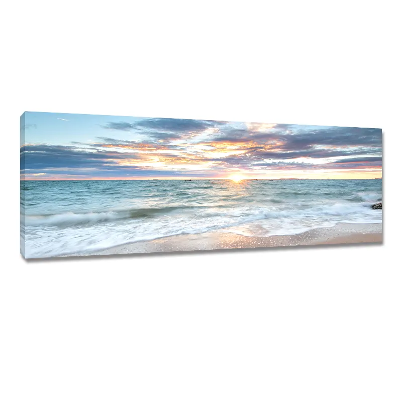 High quality large size seascape canvas print painting modern wall art decoration for living room bedroom