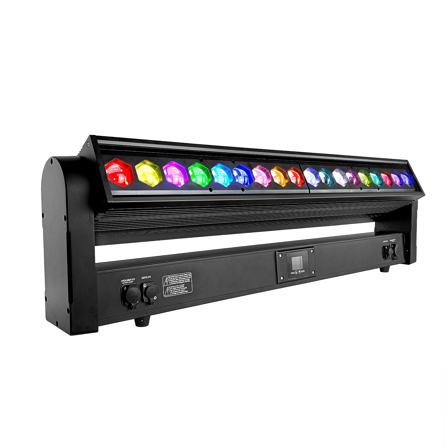 Colorful 18x40W IP65 Rated Led Moving Wash Light with Motorized Zoom DMX512 Control RGBW Pixel for Outdoor DJ Equipment