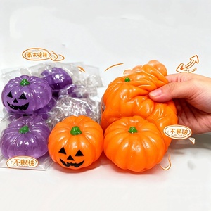 Jouet anti-stress à presser en forme de citrouille, pomme, citron et pomme de terre pour Halloween, unisexe, à partir de 15 ans - Product Image 4