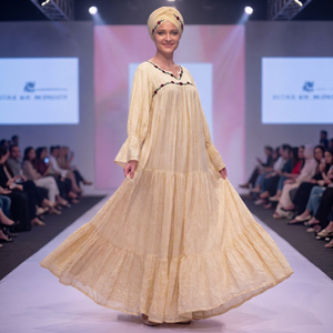 Robe longue maxi pour femme en rayonne imprimée florale de luxe, vêtement africain traditionnel personnalisé, broderie élégante, tenue de soirée - Product Image 3