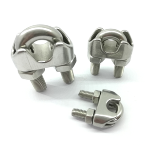 Abrazaderas <span class=keywords><strong>de</strong></span> Cable <span class=keywords><strong>de</strong></span> Acero Inoxidable <span class=keywords><strong>de</strong></span> Grado Marino, Abrazaderas en U <span class=keywords><strong>de</strong></span> Alta Resistencia para Aparejos, Elevación <span class=keywords><strong>y</strong></span> Uso Industrial - Product Image 1