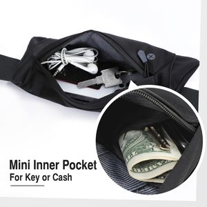 Marsupio per cintura da corsa da donna da <span class=keywords><strong>uomo</strong></span> con cintura elastica da runner marsupio - Product Image 4
