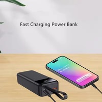 Batterie externe 30000 mAh à charge rapide avec protection contre les surcharges PD3.0 10V 12V Station de batteries externes