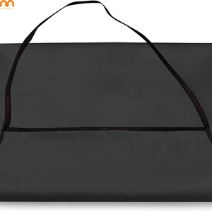 <span class=keywords><strong>Unisex</strong></span> Logo personalizzato personalizzato ricamo con tasche per utensili da parrucchiere cucina negozio di caffè BBQ grembiule - Product Image 3