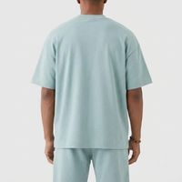 Ensemble deux pièces décontracté et respirant avec logo personnalisé, T-shirt et short surdimensionnés de haute qualité pour homme