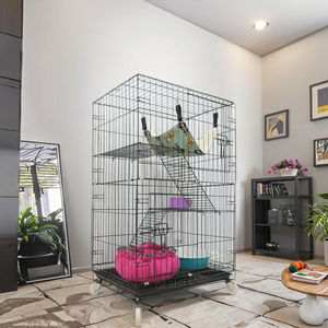 Ultimo <span class=keywords><strong>Design</strong></span> 2022 Pet grande gabbia pieghevole filo di ferro gabbia di trasporto pieghevole per cani da compagnia - Product Image 4