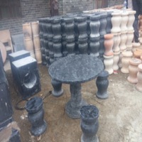 Prix moins cher Chine Noir 24x24 Tuile De Granit