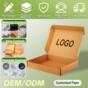 Kaka Thiết Kế Miễn Phí Và Mẫu Geschenkbox Bưu Phẩm Vận Chuyển Quà Tặng Hàng Hóa Giao Hàng Một Giấy Sóng Đóng Gói Hộp Verpackung MIT Logo - Product Image 4