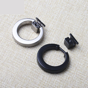 Simple <b>Single</b>-Hole Aluminum Drawer and Cabinet Door Handle <b>Wardrobe</b> Pull Ring for Kitchen Dresser Furniture Knobs Modern - Product Image 4
