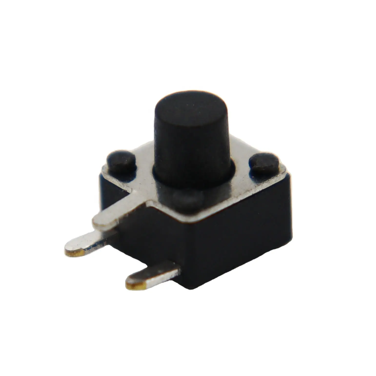 Factory price Tact switch KFC-064 SMT 3 pins black button 0.5A/250V 4.6*4.6 tactile switch