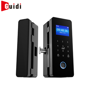Serrure <span class=keywords><strong>de</strong></span> contrôle d'accès intelligente pour porte vitrée sans cadre avec application Wi-Fi, prise en charge cloud, étanche, déverrouillage par empreinte digitale, carte et <span class=keywords><strong>mot</strong></span> <span class=keywords><strong>de</strong></span> <span class=keywords><strong>passe</strong></span> - Product Image 5