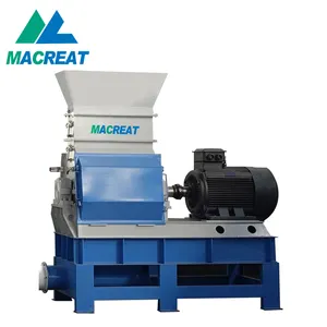 MACREAT Alta Eficiência tambor Madeira Log Serragem pelota Animal Feed Crusher E Mixer Moinho De Martelo