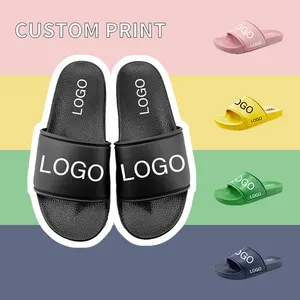 Greatslides Factory Slipper Slides Custom Logo Sandals Custom Logo Slides Slipper Sandal Men Custom Slides Slippers With Logo