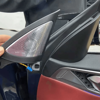 Cubierta Luminosa para Pilar A de la Serie 4 G22 G23, Luz Ambiental Sincrónica, Cubierta para Bocina, Accesorios Interiores de Acero Inoxidable para Automóvil
