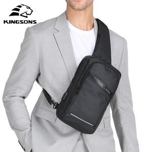 Single Shoulder Bags Herren New Korean Style Trendy Brusttasche mit großer Kapazität, Business und Freizeit Multifunktions-Reise männer - Product Image 6