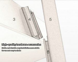 أرفف كتب بإضاءة خلفية للجدار عالية الجودة الأفضل مبيعًا أرفف درج وحدات أرفف باب سفلي - Product Image 6