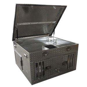 Cage pour chien en aluminium robuste grand animal de compagnie étui pour chien de transport extérieur - Product Image 2