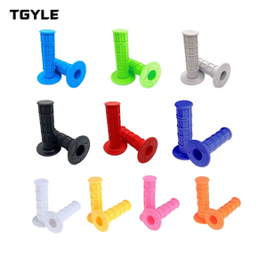 Poignées de guidon en caoutchouc gel noir MIX pour Enduro, Motocross, Dirt Pit Bumper, CR, CRF, XR, YZ, WR, TTR, KX, KLX, RMZ, RMX, RM, TC, TE, FC, FE, ATV - Product Image 1