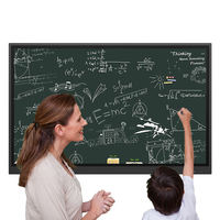 Pizarra Electrónica Interactiva LED con Resolución 4K, Pantalla Táctil, Cámara, Soporte de Animación, 1 Año de Garantía, Compras Remotas