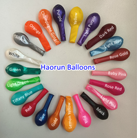 Chine 2022 Fournisseur Direct d'Usine 1.5g 10 Pouces 1000 Pièces Ballons de Baudruche Métalliques en Gros